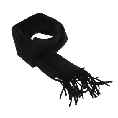 Black Wool Scarf Made In France - Traclet Reference: 1310 | Traclet Millinery