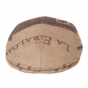 Beige Grappa Flat Cap Burlap - ReHats