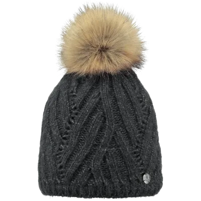 Serenity Grey Pom Pom Beanie - Barts Reference: 5884 | Chapellerie Traclet
