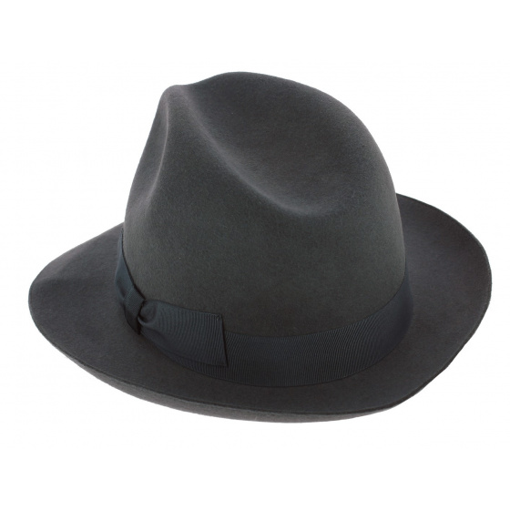 Borsalino Vanzina Fur Felt Hat Anthracite Borsalino Vanzina Fur Felt Hat Anthracite
