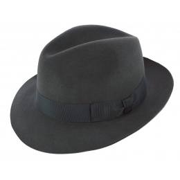 Borsalino Vanzina Fur Felt Hat Anthracite