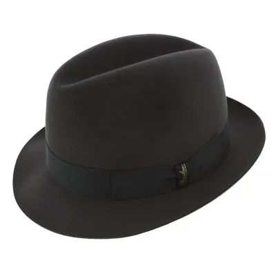 Gray Borsalino - Blues Brothers Borsalino hat - buy a rabbit fur felt hat Reference: 3000 | Chapellerie Traclet