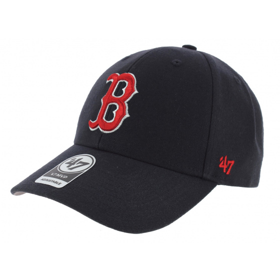 47 Boston Red Sox Navy Logo MVP Adjustable Hat