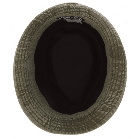 Durango Trilby Hat Washed Cotton Khaki - Hatland Durango Trilby Hat Washed Cotton Khaki - Hatland