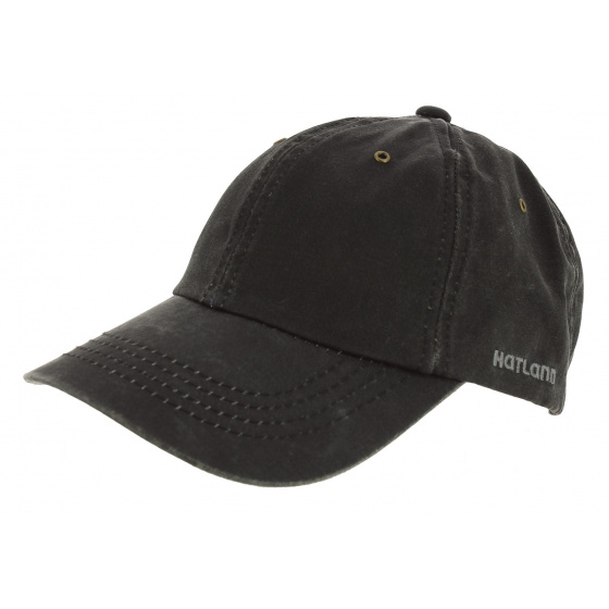 Onan Black Strapback Baseball Cap - Hatland