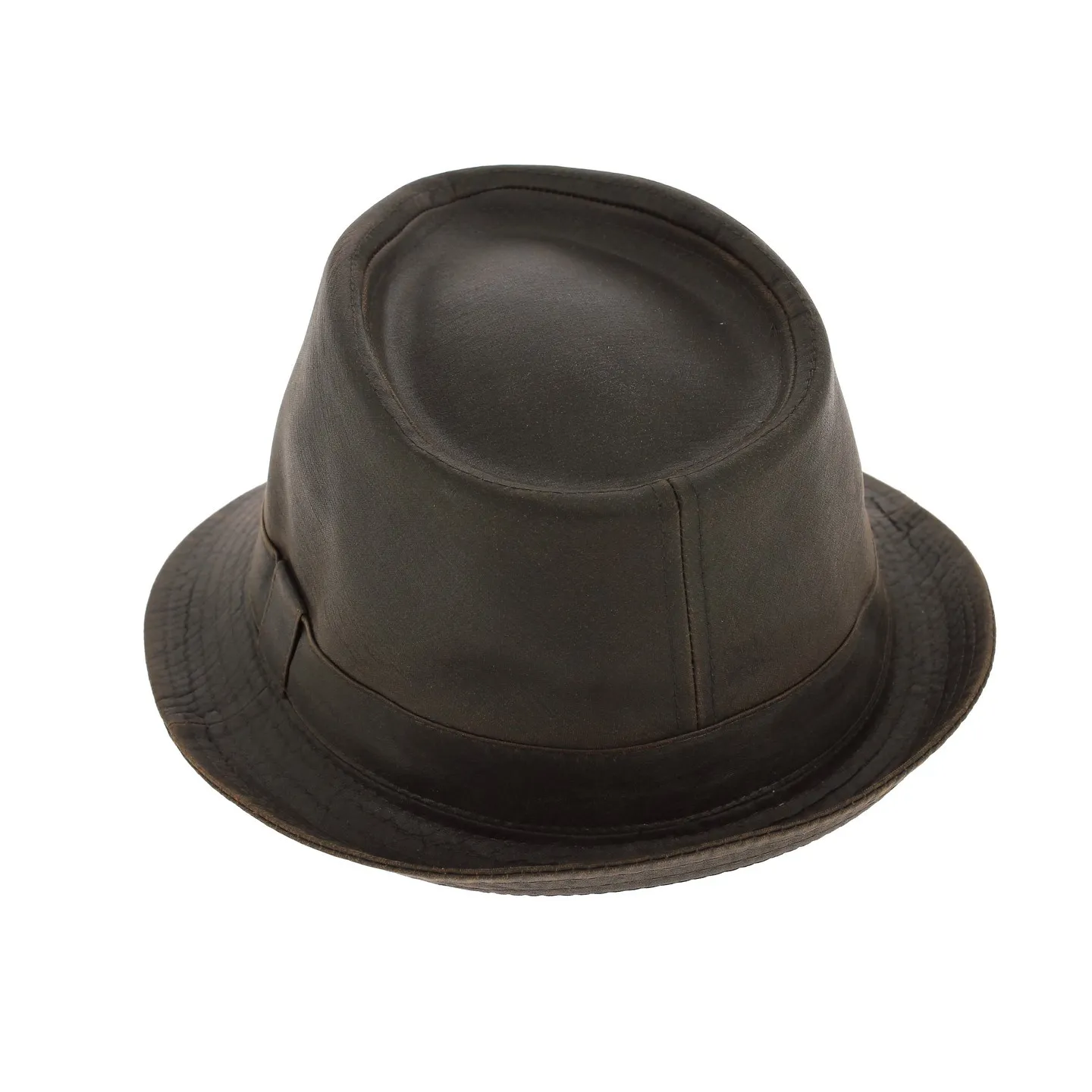 Chapeau Trilby Tycoon Coton Marron - Aussie Apparel Reference : 7627 | Chapellerie Traclet