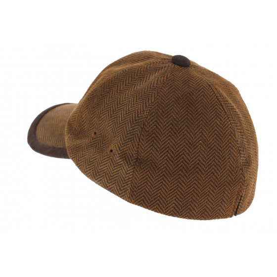 DeeWhy Leather Baseball Cap Brown - Aussie Apparel DeeWhy Leather Baseball Cap Brown - Aussie Apparel