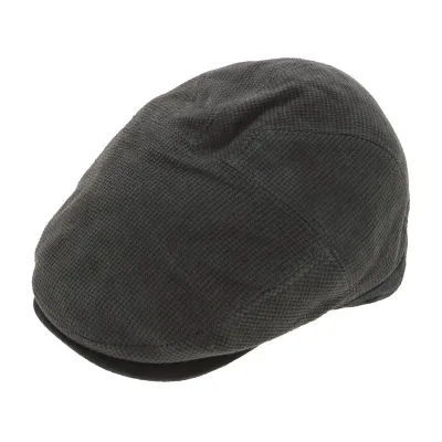 Casquette Plate Princeton Cuir Anthracite - Aussie Apparel Reference : 7040 | Chapellerie Traclet