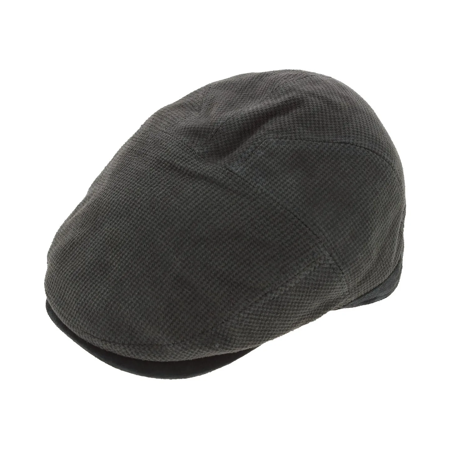 Casquette Plate Princeton Cuir Anthracite - Aussie Apparel Reference : 7040 | Chapellerie Traclet