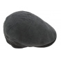 Brookvale Flat Leather Cap Anthracite - Aussie Apparel