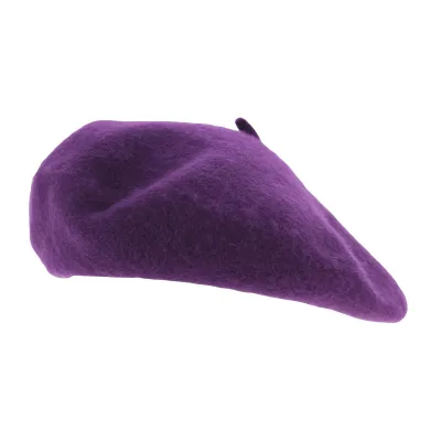 Béret Classique Violet Laine - Traclet - Chapellerie Traclet Reference : 582 | Chapellerie Traclet