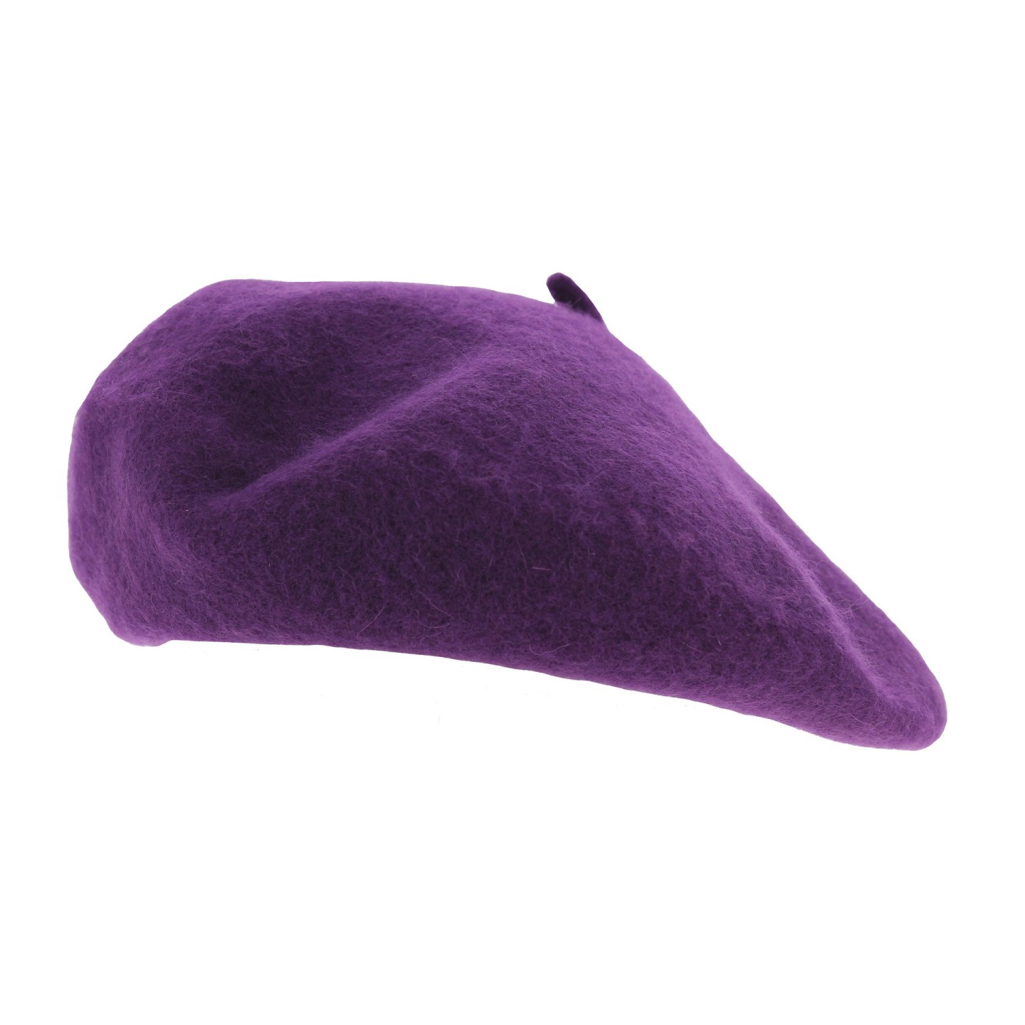 Béret Classique Violet Laine - Traclet