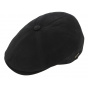 Hatteras Minco Black Leather Cap - Hatland