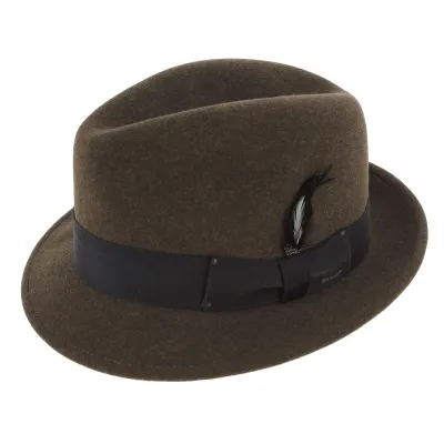 Chapeau tino Taupe Trilby Bailey - Chapellerie Traclet Reference : 5708 | Chapellerie Traclet