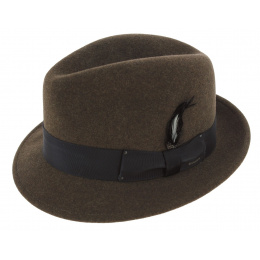 Trilby Tino Taupe hat - Bailey