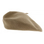 Camel Wool Classic Beret - Traclet