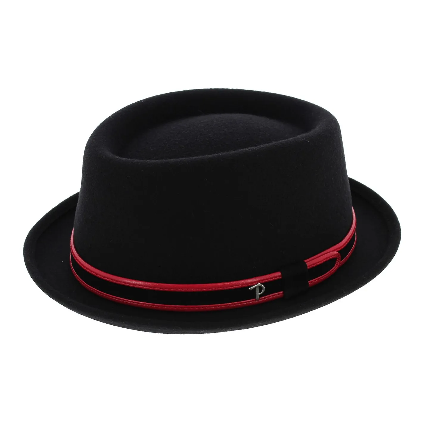 Chapeau Porkpie Impéria noir - Panizza Reference : 5797 | Chapellerie Traclet