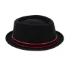 Black Impéria Porkpie Hat - Panizza Reference: 5797 | Traclet Hat Shop