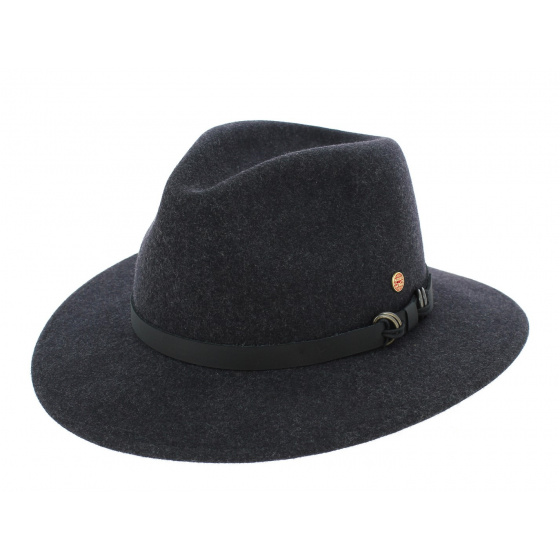 Georgia Wide Brim Felt Hat with Ear Flaps - Mayser