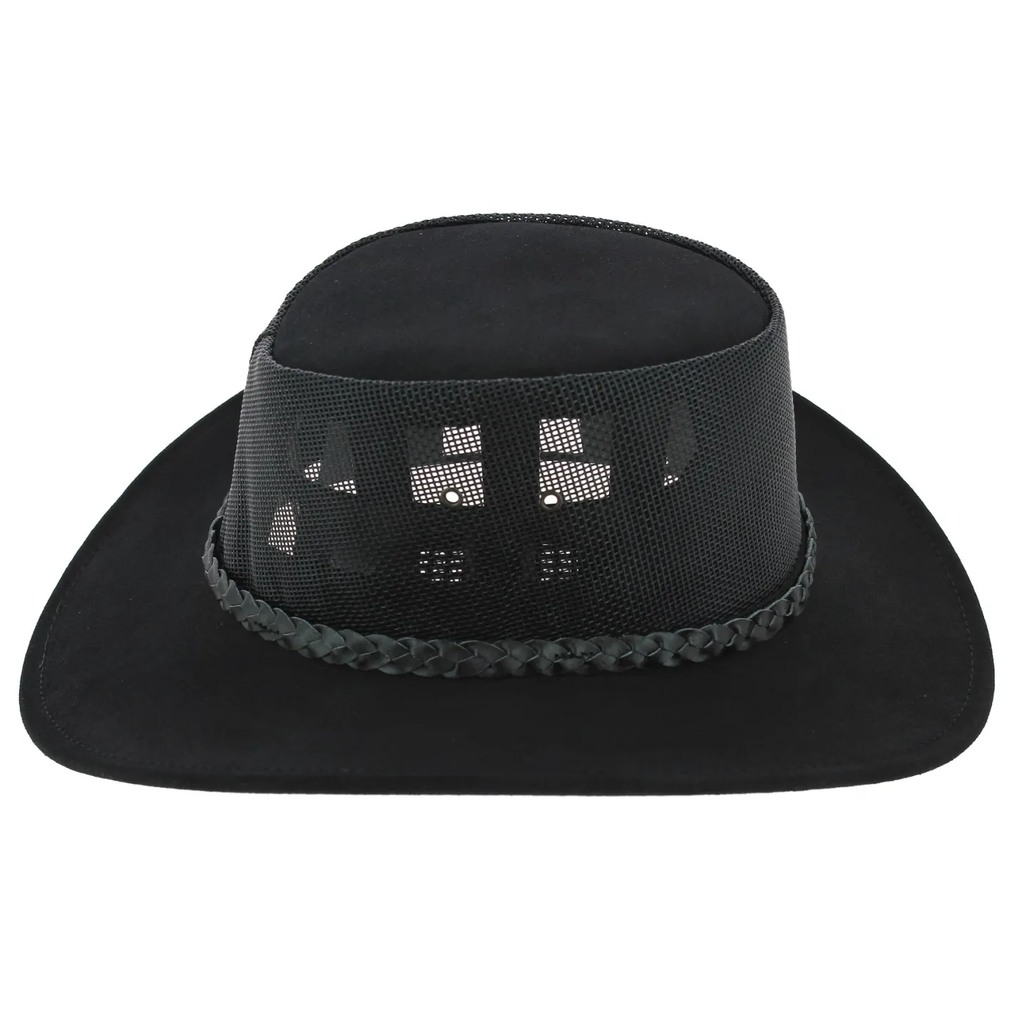 Chapeau traveller noir  - Suede Breezer Explorer Reference : 1784 | Chapellerie Traclet