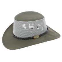 Grey Traveller Hat - Suede Breezer Explorer jacaru Reference: 910 | Traclet Hat Shop