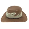 Chapeau Traveller Rockhampton Cuir Marron - Jacaru Reference : 6865 | Chapellerie Traclet