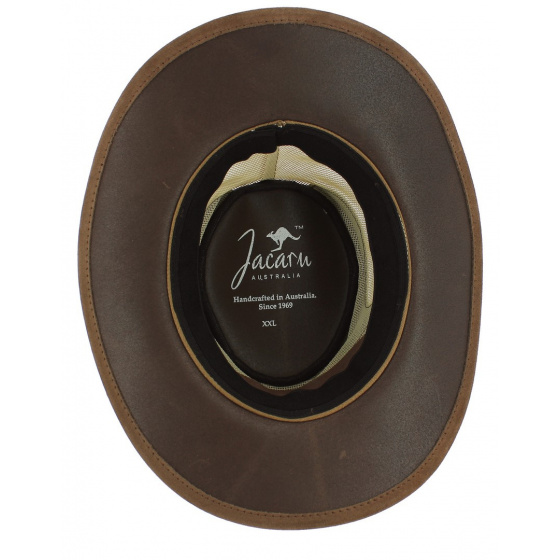 Chapeau Traveller Rockhampton Cuir Marron - Jacaru