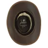 Chapeau Traveller Rockhampton Cuir Marron - Jacaru Reference : 6865 | Chapellerie Traclet
