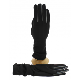 POWERSTRETCH Touchscreen Gloves Black - Traclet