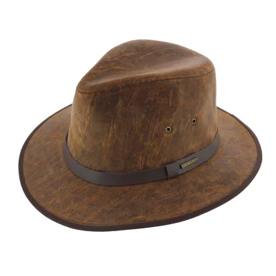 Chapeau stetson cuir Mantoa  Reference : 662 | Chapellerie Traclet