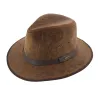 Stetson Mantoa leather hat Reference: 662 | Traclet Hat Shop