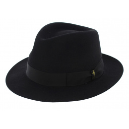 Chapeau Fedora Borsalino Classique Noir