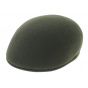 Rigid Wool Domed Cap Loden Khaki - Traclet