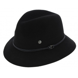 Traveller Hat Emmet Wool Felt Black - Barts