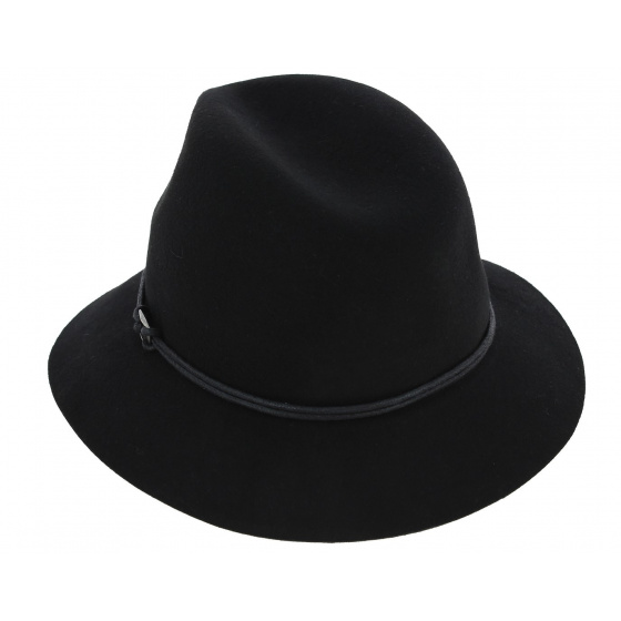 Emmet Traveller Hat Wool Felt Black - Barts