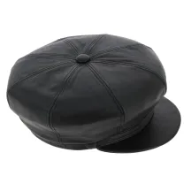 casquette gavroche cuir - achat casquette gavroche Reference : 1217 | Chapellerie Traclet