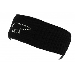 Women's Angel Crystal Black Headband - Eisbär