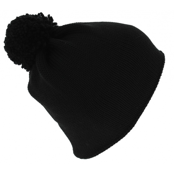 Black Flaggy France Pompom Beanie - Eisbär Black Flaggy France Pompom Beanie - Eisbär