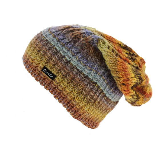 Mariette Wool Long Bonnet - Eisbär