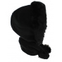 Norell Fleece & Faux Fur Hood Black - Traclet