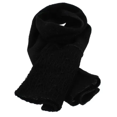 Kohali Wool & Polyester Scarf Black - Mtm Reference: 1877 | Chapellerie Traclet