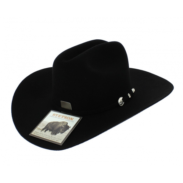 Chapeau De Cowboy Vintage Stetson 5X Taille 7 1/4 - Occasion Bon état