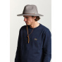 Taupe Wool Felt Traveller Field Hat - Brixton
