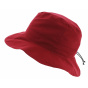 Chapeau de pluie rouge - Gore tex
