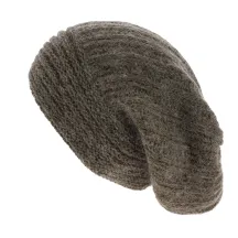 Bonnet Long Whistler Laine & Mohair Marron - Traclet Reference : 6122 | Chapellerie Traclet