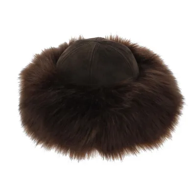 toque femme calotte cuir fausse fourrure - toque femme - achat toque femme Reference : 4218 | Chapellerie Traclet