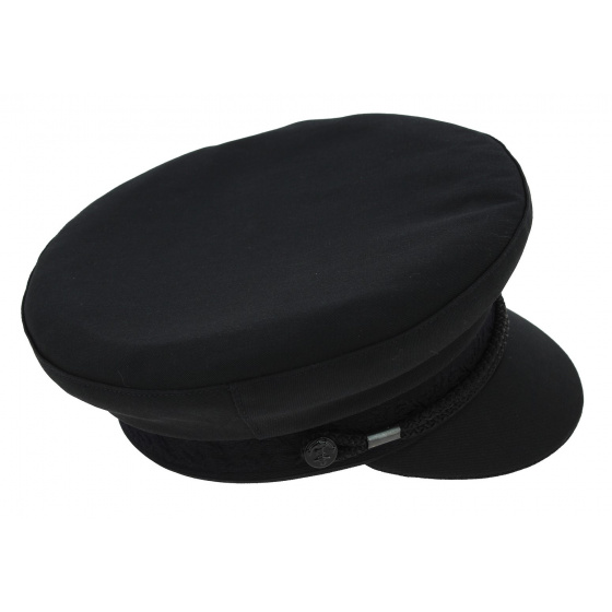 Pornic Sailor Summer Cotton Cap Black - Traclet
