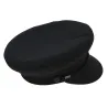Casquette Marin Pornic Été Coton Noir - Traclet Reference : 1945 | Chapellerie Traclet