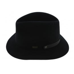 Foldable Wool Felt Traveller Hat The Atlas Black - Coal