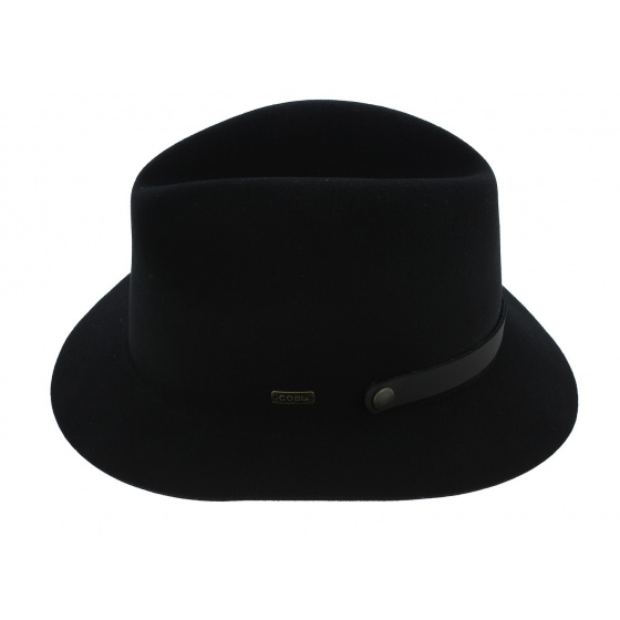 Foldable Wool Felt Traveller Hat The Atlas Black - Coal